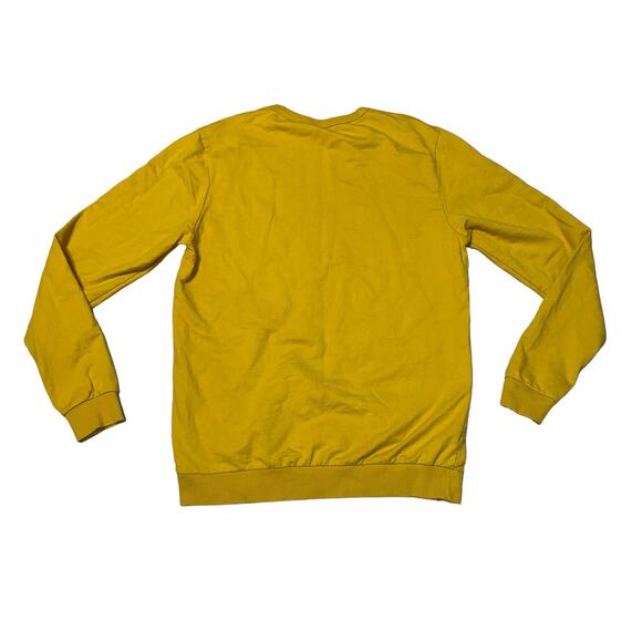 Koaj Basic Yellow Irreverent Irr3verent Long Sleeve Crewneck Sweatshirt Size XL - Picture 2 of 4
